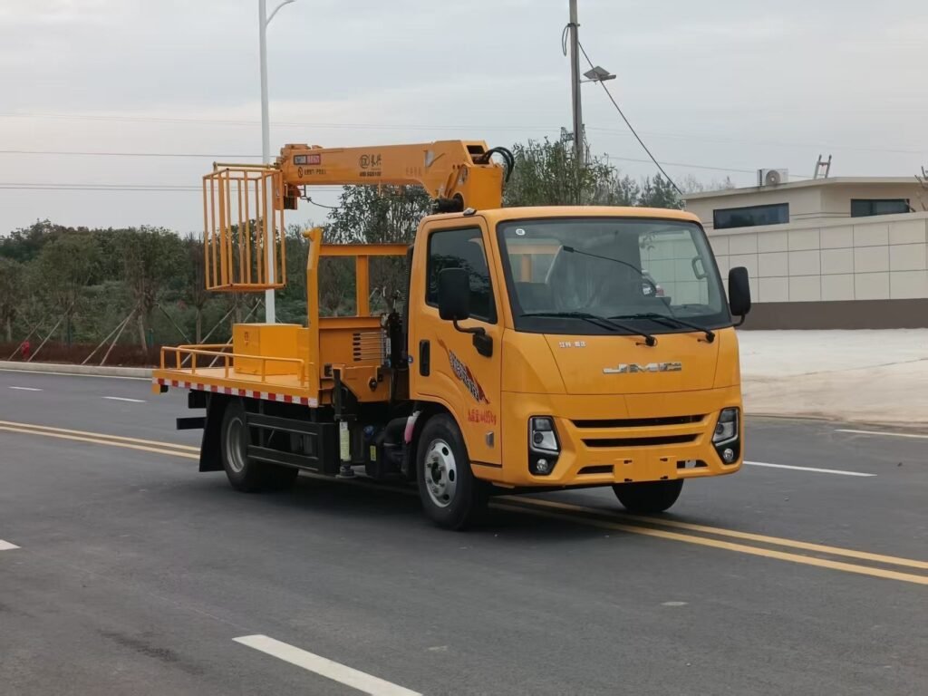Jiangling Shunda Blue Brand Truck mounted Crane for Oil Extraction Inspection and Repair - Vehicle Specifications and Parameters